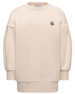 Moncler Jersey With Logo - White
