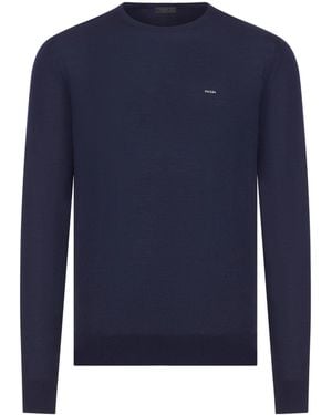 Prada Wv Crewneck - Blue
