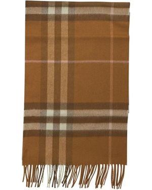 Burberry "Check" Scarf - Natural
