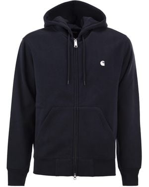 Carhartt Zip-Up Hooded Sweatshirt - Blue