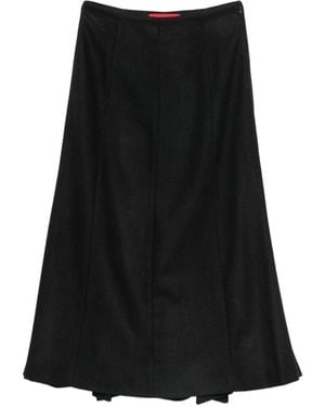 THE LATEST Erica Wool Blend Midi Skirt - Black