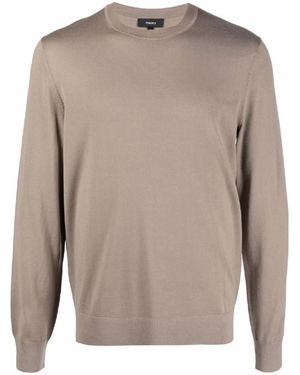 Theory J0781713 Crew Neck Regal - Brown