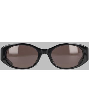 Balenciaga Occhiale Da Sole Rotondo - Grey