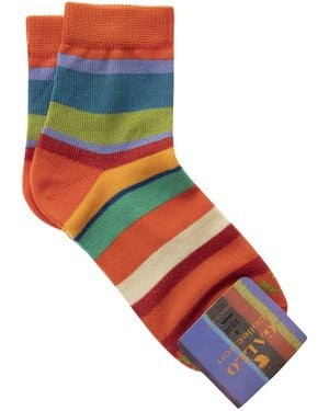 Gallo Very Short Cotton Socks - Red