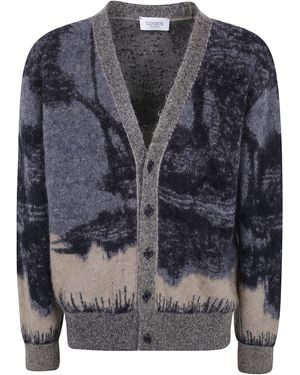 Laneus Knitted Cardigan - Grey