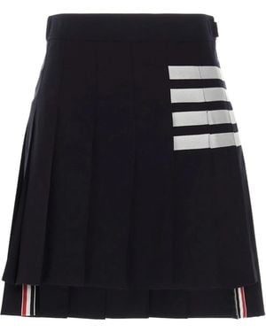 Thom Browne '4 Bar' Skirt - Black