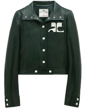 Courreges Courregès Reedition Vinyl Jacket - Green
