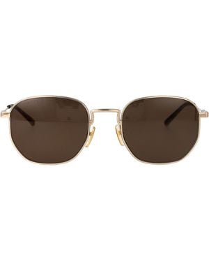 Gucci Metal Sunglasses - Brown
