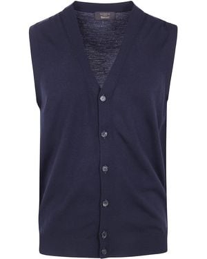Zanone Classic Gilet - Blue