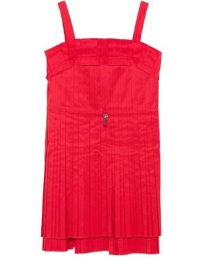 Fendi Pleated Layered Dress