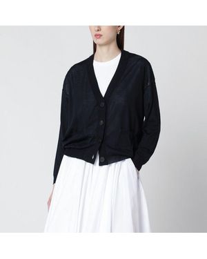 Roberto Collina Wool Cardigan - Blue