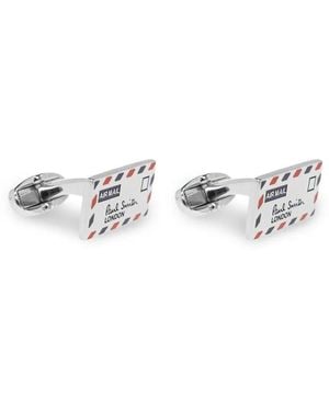 Paul Smith Cufflink Airmail - White