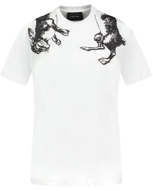 Simone Rocha Hare Illustration T Shirt - White