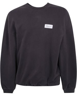 Jacquemus "Le Sweatshirt Montaigne" Sweatshirt Round Neck - Blue