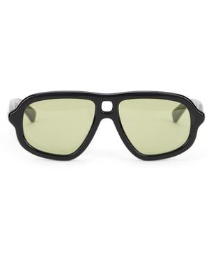 Bottega Veneta Aviator Sunglasses - Green