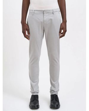 Dondup Cotton Trousers Mod. Gaubert - Grey