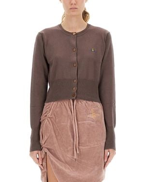 Vivienne Westwood Cardigan "Bea" - Brown