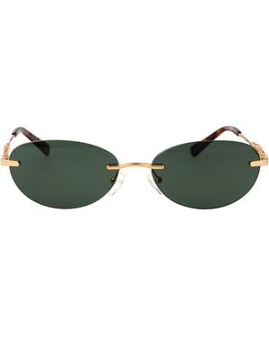 Michael Kors Solid Solid Metal Sunglasses - Green