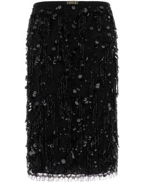 Gucci Lace Skirt - Black