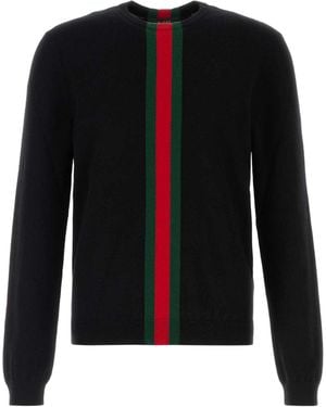 Gucci Crew Neck Pullover - Black