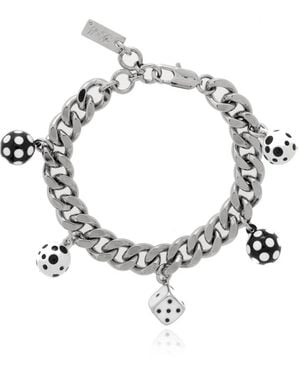 Marc Jacobs X Derrick Adams Dice Charm Bracelet - Metallic
