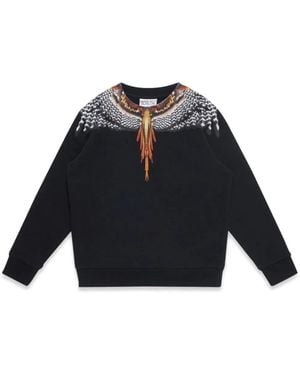 Marcelo Burlon Marcelo Burlon County Of Milan Grizzly Wings Crewneck - Blue