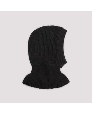 Lemaire Acrylic Alpaca Wool Hats - Black