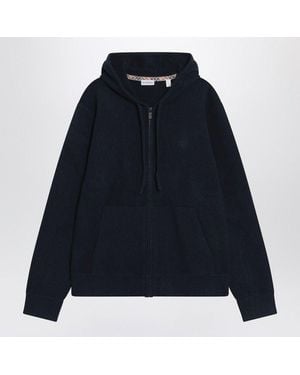 Burberry Zip-Up Cardigan - Blue