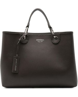 Emporio Armani Myea Medium Tote Bag - Black
