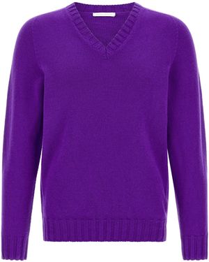 Oliver Lattughi Cashmere Jumper - Purple