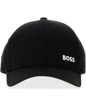 BOSS Cappello Da Baseball Con Logo - Black