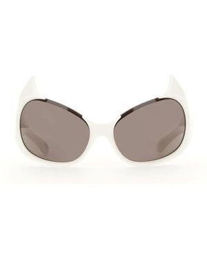 Balenciaga Gotham Cat Sunglasses - White