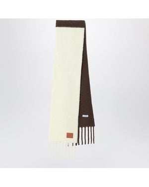 Loewe Twotone Scarf - White