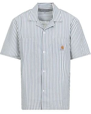 Carhartt Leavel Cotton Shirt - Blue