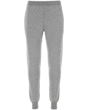 トラックパンツ・ジャージ PRADA Ivory stretch cashmere blend joggers Prada Ivory Stretch Cashmere Blend Joggers in Natural | Lyst