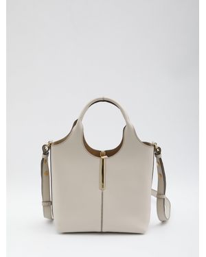 Tod's Mini Bar Tote Bag - Natural