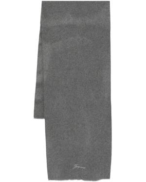 Jacquemus Tailleur Wool Scarf - Grey