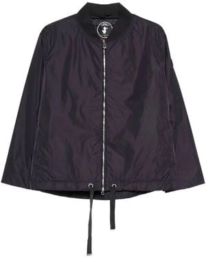 Save The Duck Giubbotto Aisha Con Zip E Coulisse Regolabile - Blue