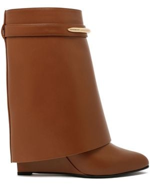 Givenchy Calf Leather Boots - Brown