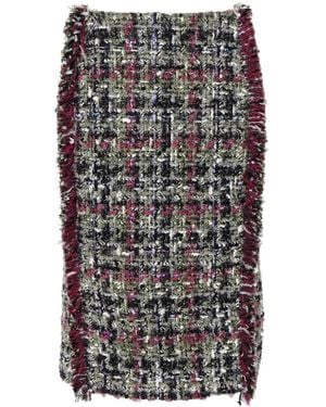 Etro Silk Skirt - Gray