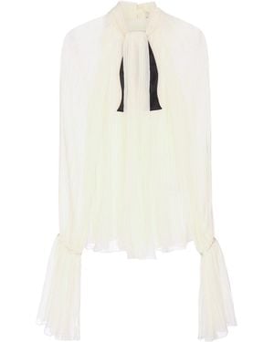 Elisabetta Franchi Camicia Con Colletto - White