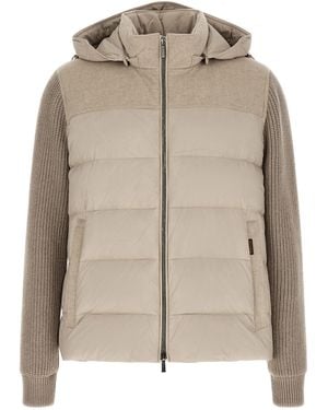 Moorer 'Allori' Down Jacket - Natural
