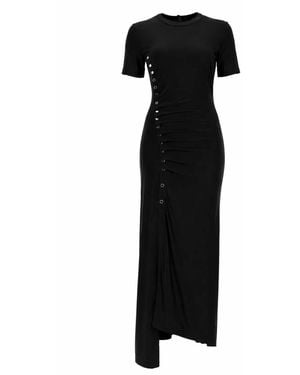 Rabanne Abito Midi Asimmetrico - Black