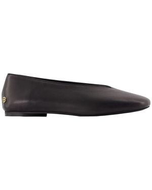 Anine Bing Ana Flats Ballerinas - Black
