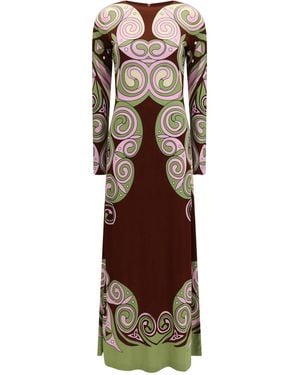 La DoubleJ Fitted A Line Dress - Natural