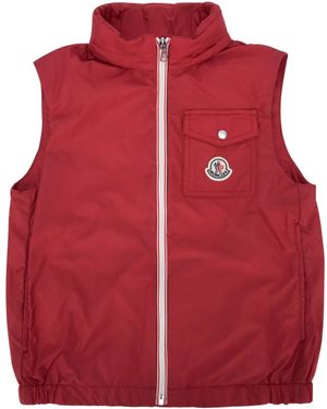Moncler Jr Sacide Vest - Red