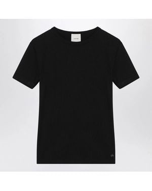 Calvin Klein Ribbed T-Shirt - Black