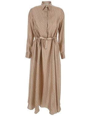 Herno Chantilly Cotton Dress - Natural