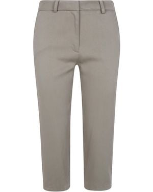 Frankie Shop Lior Twill Capri Pants - Gray