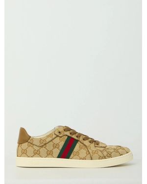 Gucci Stretch Low-Top Sneakers - Natural